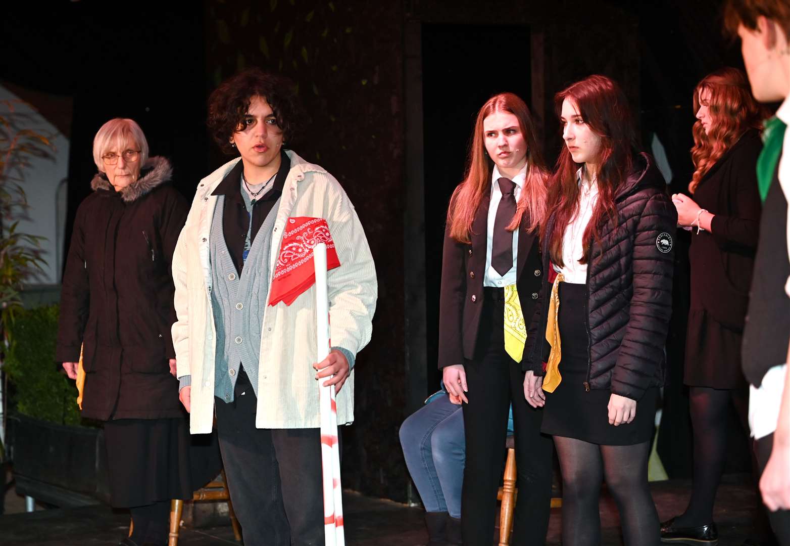 Nine Lives Theatre dress rehearsal of Superglue. (55274463)