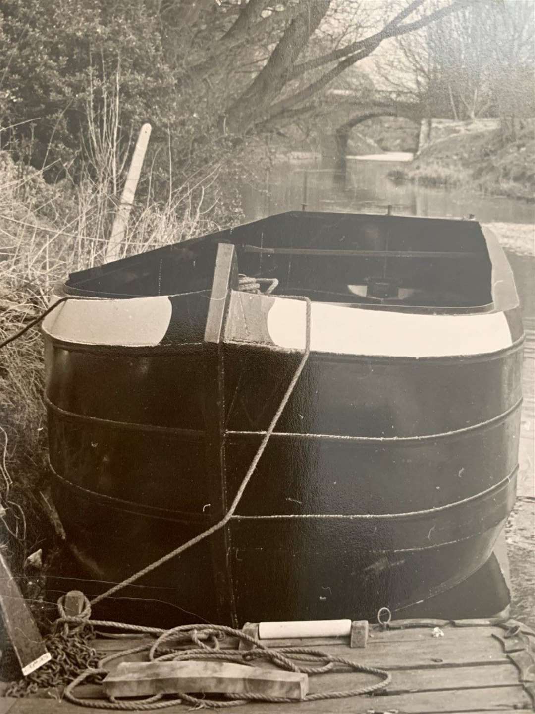 The first steel hull narrowboat built by Fox's. (54257558)