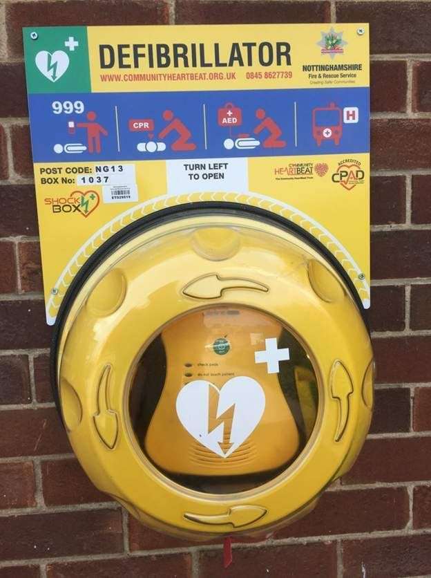 Group are hoping to buy a third defibrillator for town.