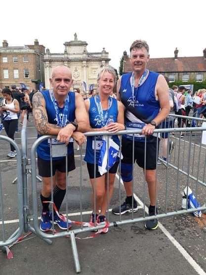 Dean, Kay and Graeme at the Gear 10km in King's Lynn.