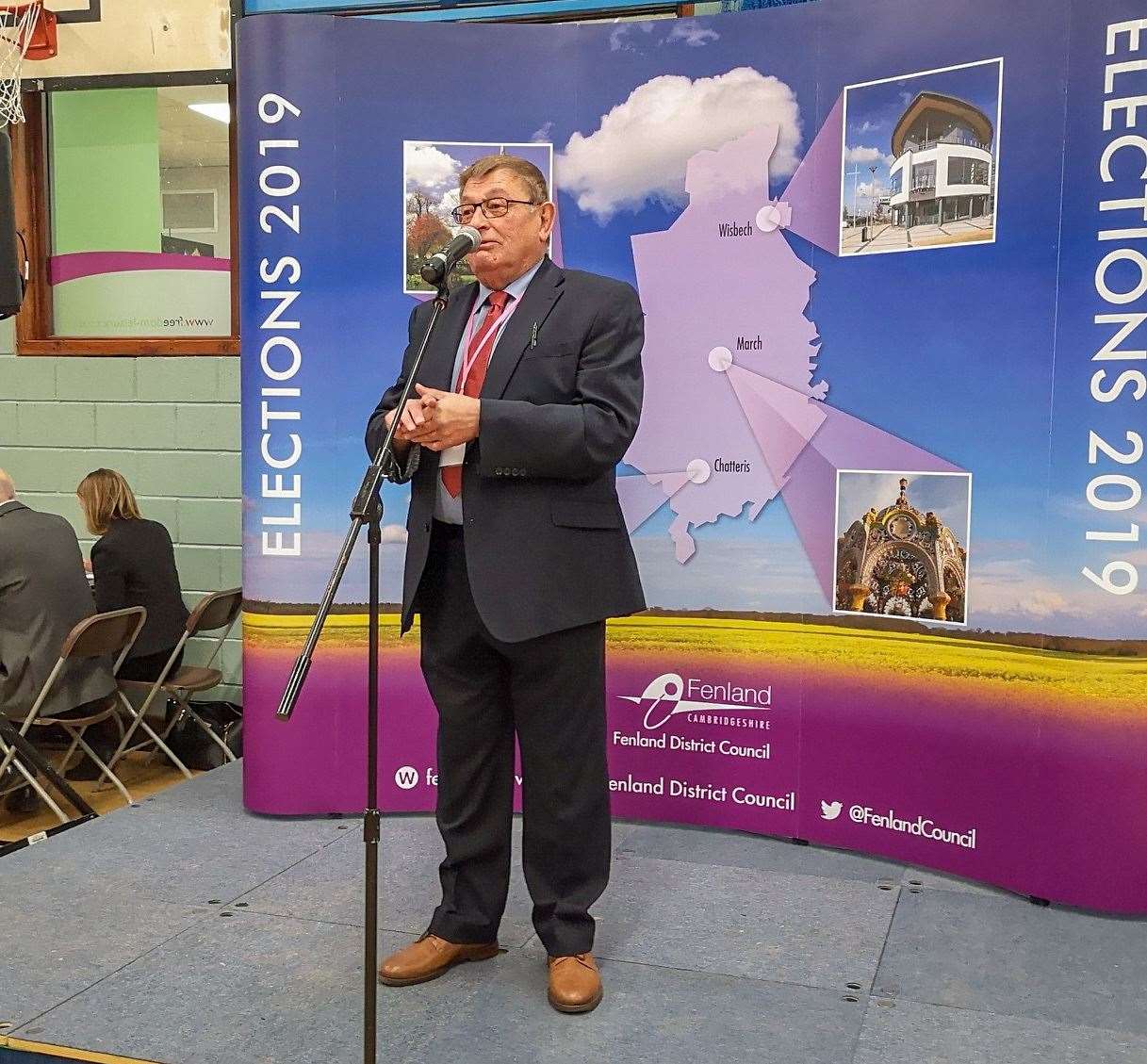 Independent Mike Cornwell elected to March North. (9592643)