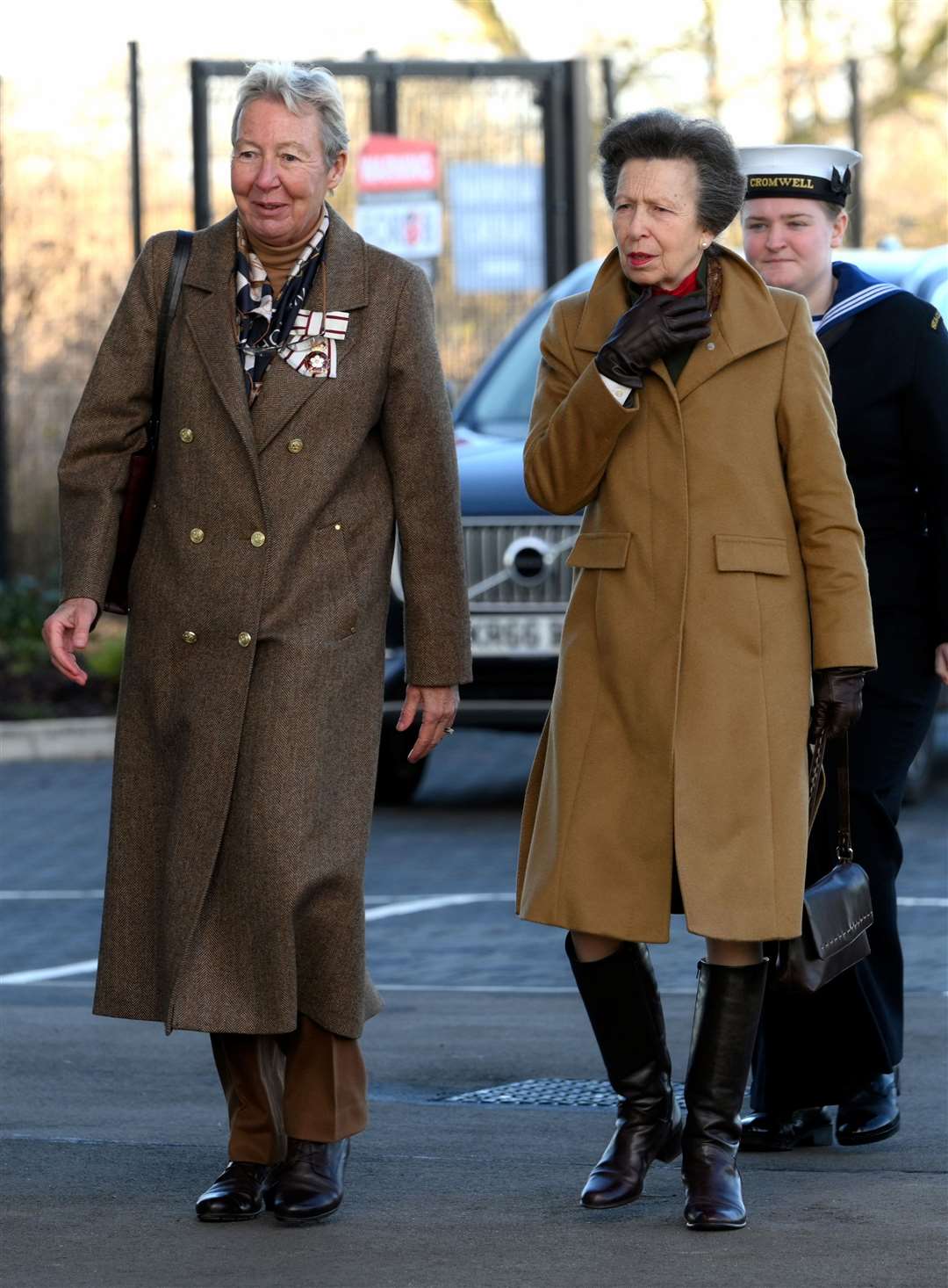 Princess Anne visiting the North Cambridgeshire Training Centre in Chatteris