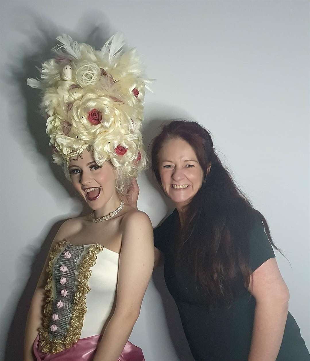 Rachael Penny with her hair model. (51690164)
