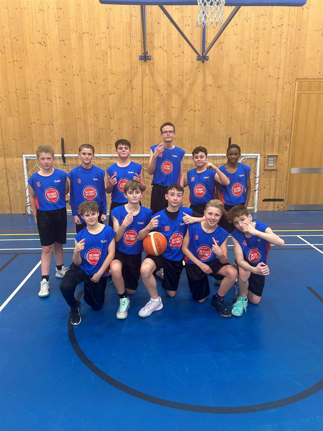 Year 8 players from Marshland High School