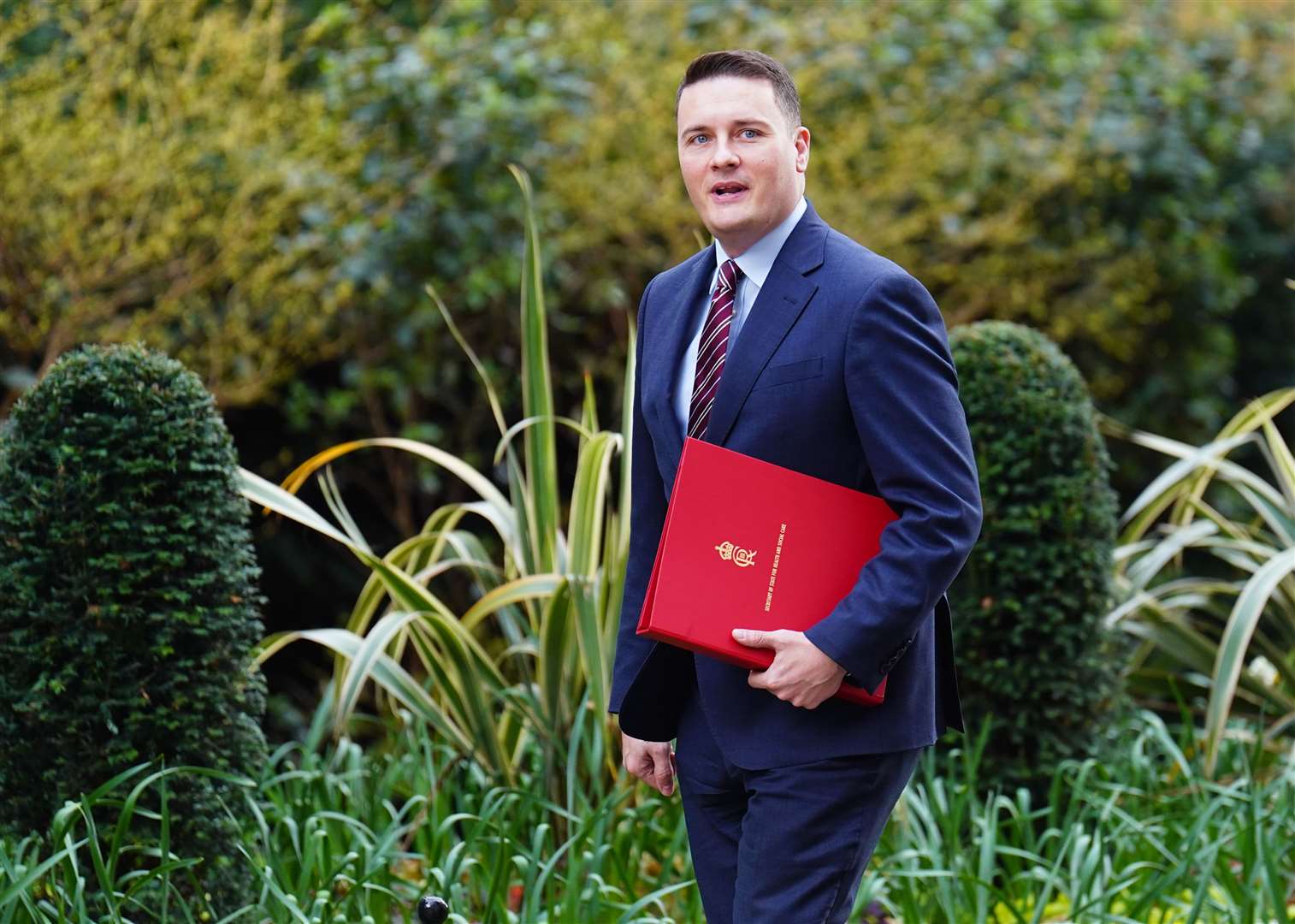 Health Secretary Wes Streeting warned a tariff war could impact on global medicine supplies (James Manning/PA)
