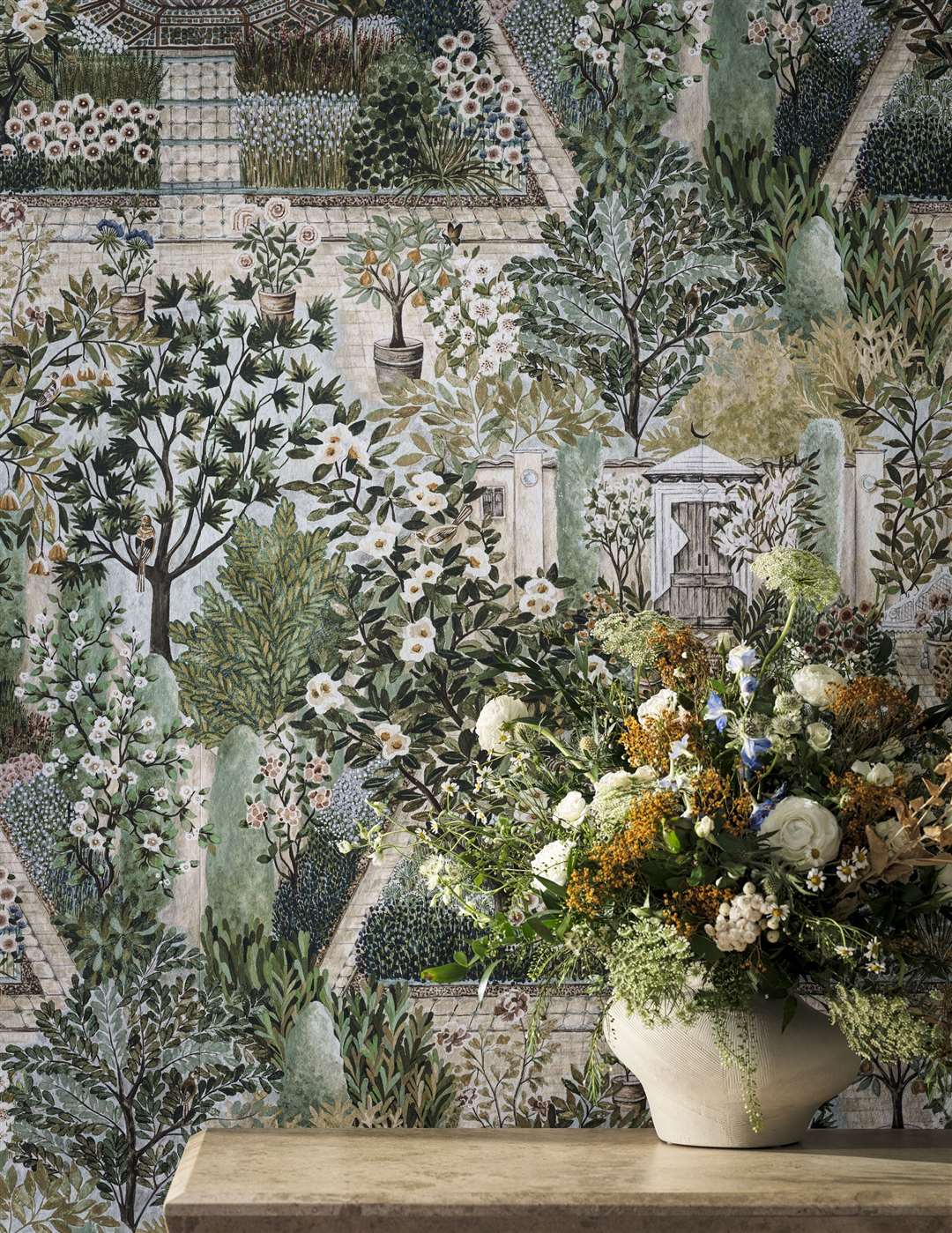 The Carpet Garden pattern (Highgrove by Sanderson/Sanderson Group/PA)