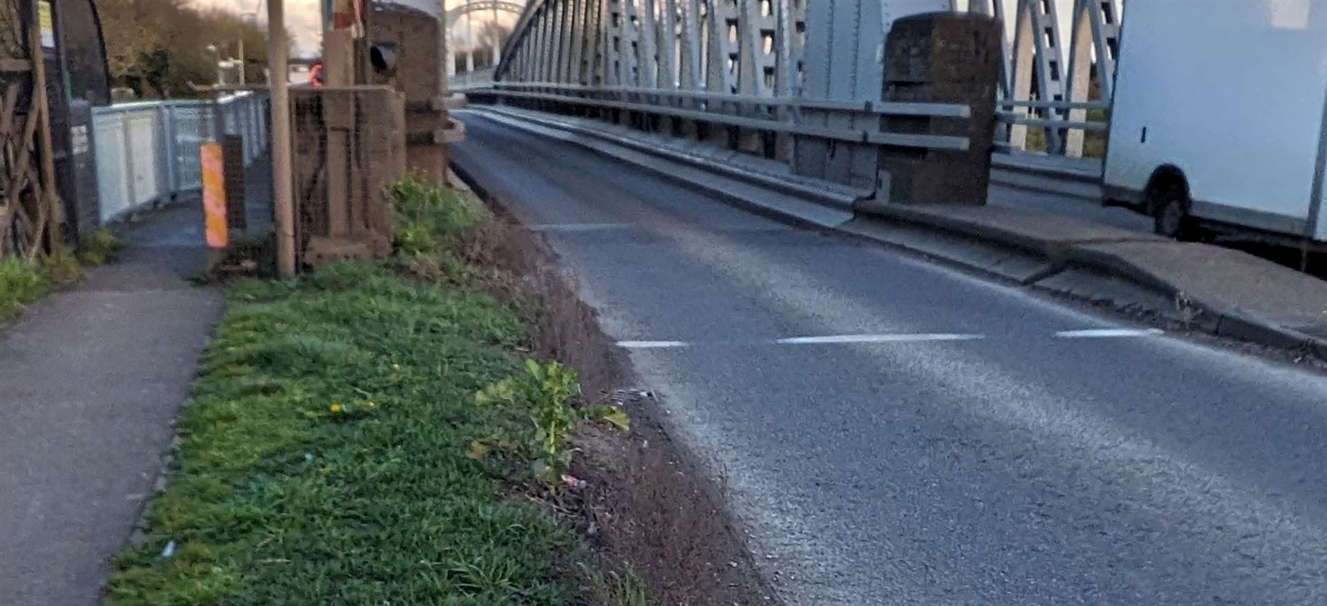 The verge and kerbs are a mess say worried residents. PHOTO: SUBMITTED