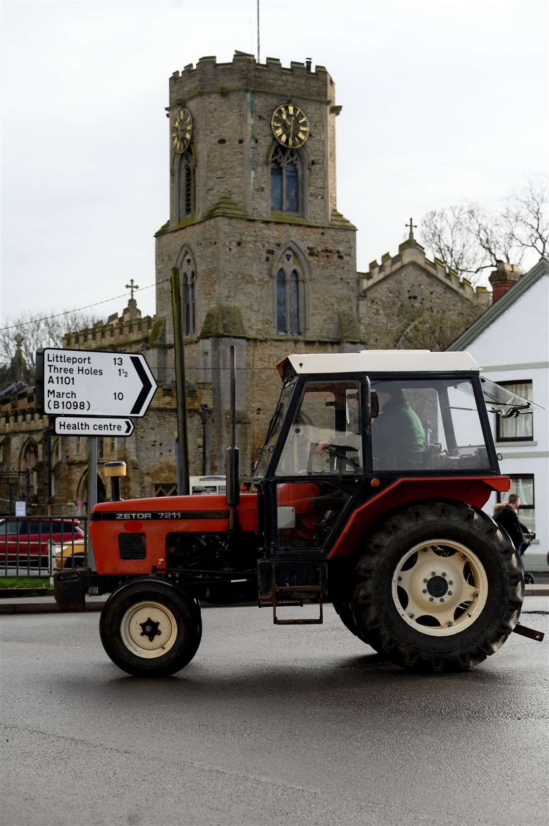 Charity valentines tractor run
