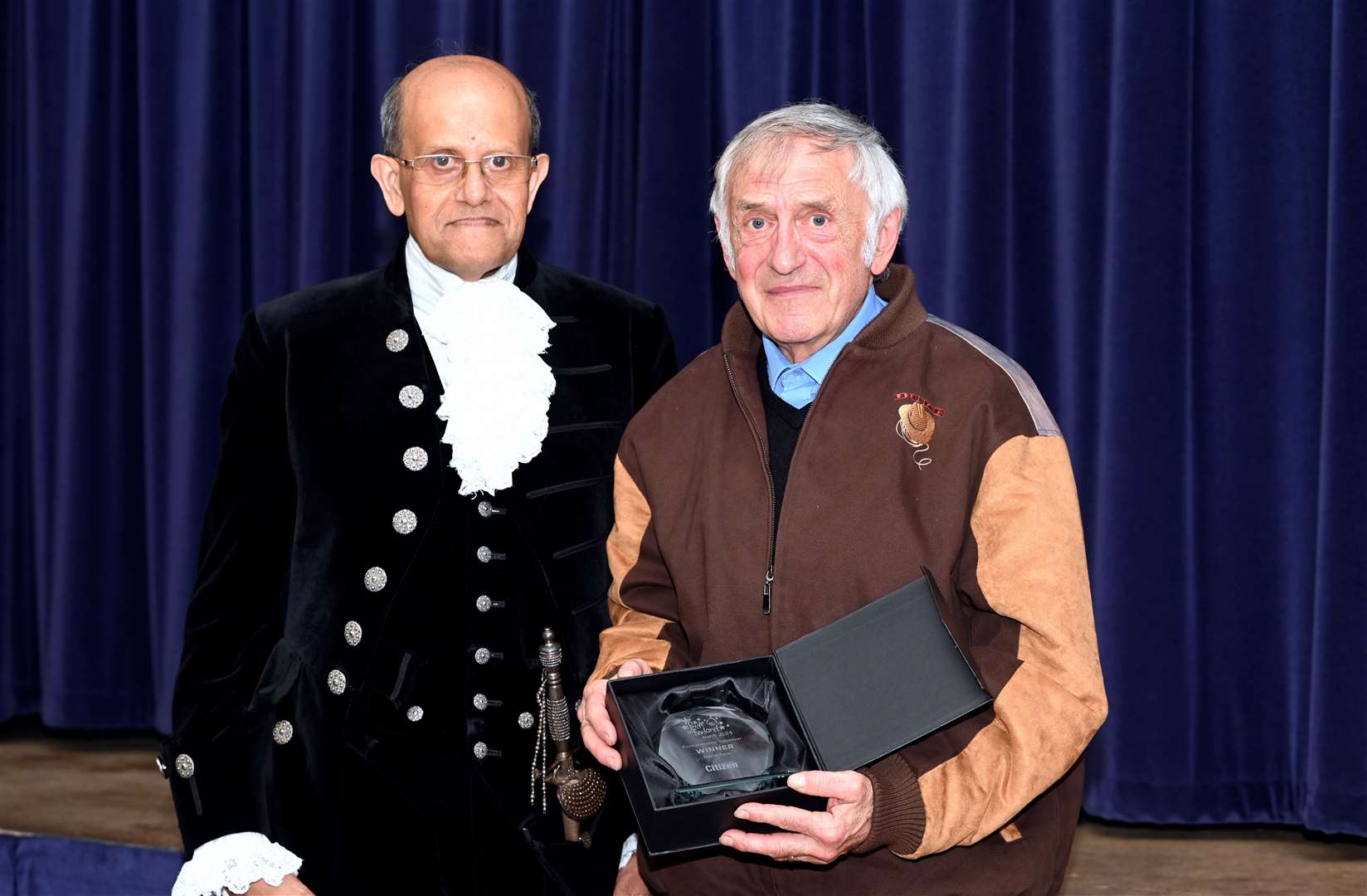 Pride in Fenland Awards night Special Category Awards presented by The High Sheriff Dr Khetani The Environmental Award David Rose