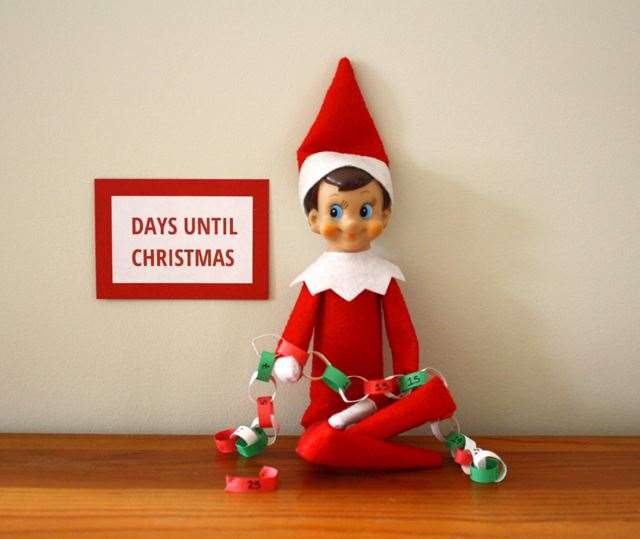 The elves will help your family count down to Christmas