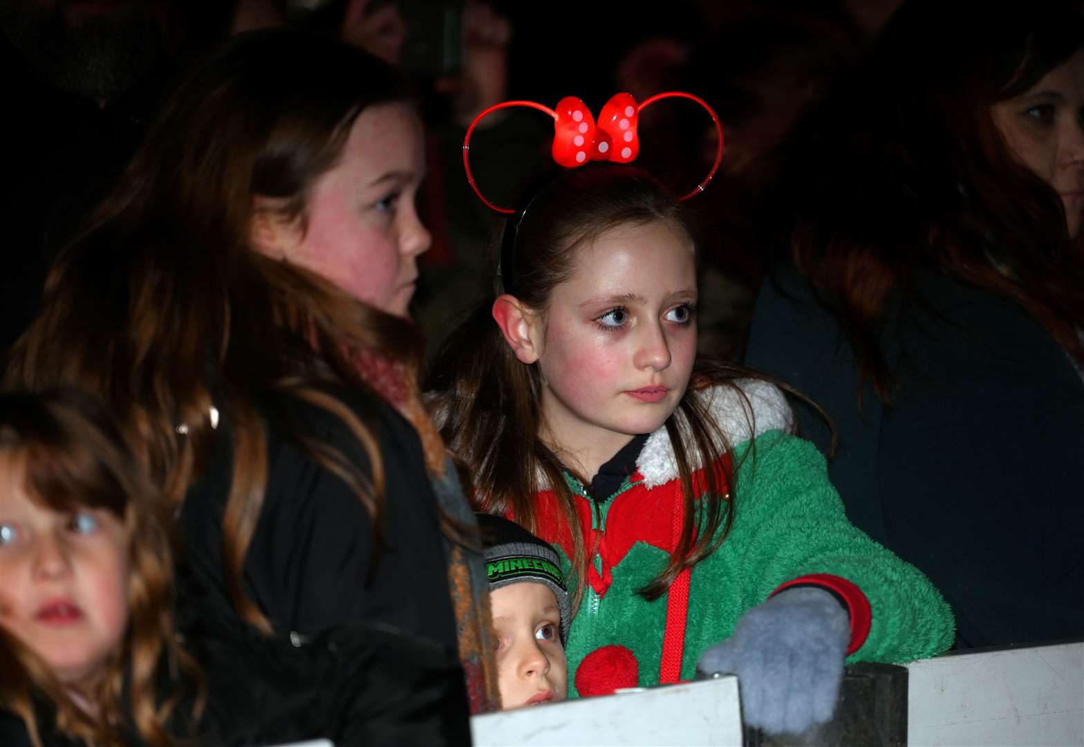 March Christmas lights switch on
