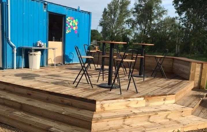 Food and drink is available at Caddies Kabin.