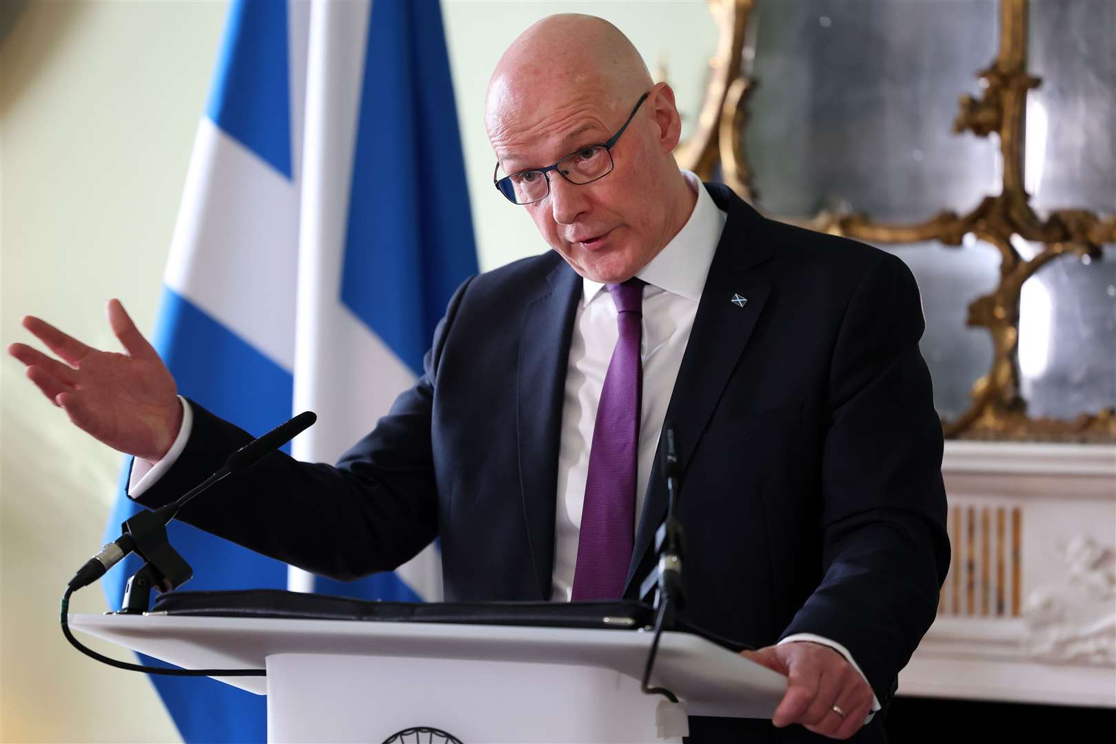The First Minister said a Reform UK government would be ‘bad for all of us’ (Jeff Mitchell/PA)