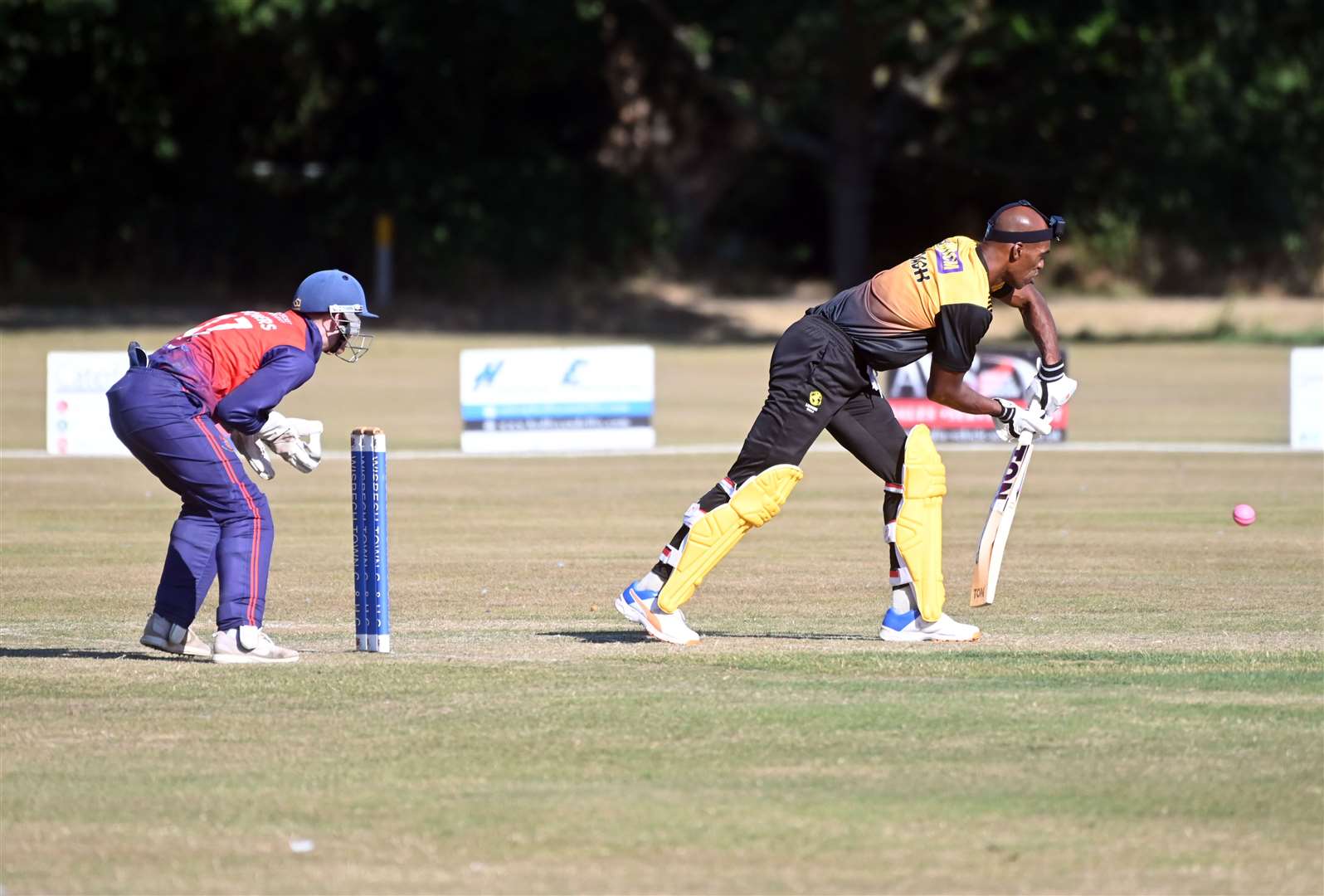 Wisbech cricket club hosting the Lashings cricket club..Chris Lewis. (58619604)