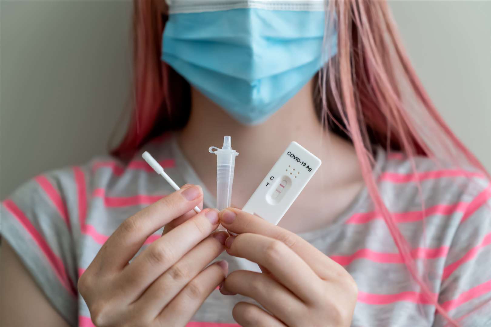 People who are sick are being asked to use face masks and avoid the vulnerable