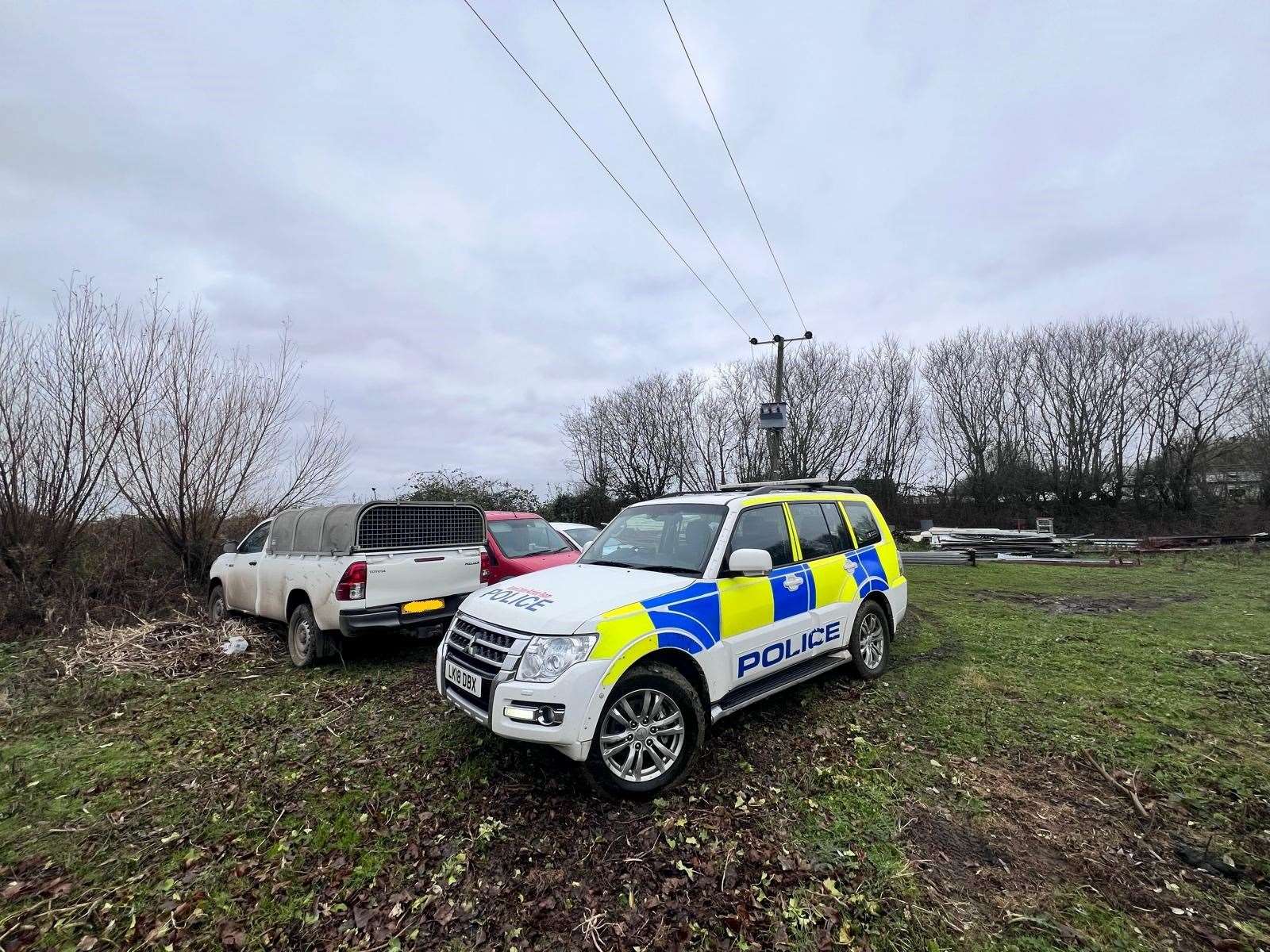 Police managed to track down the stolen vehicles