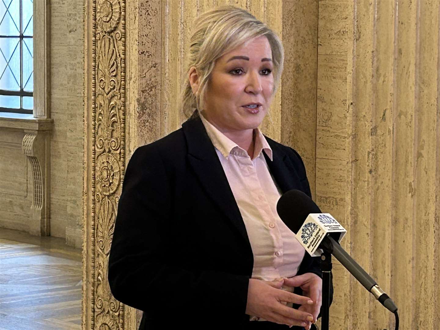 First Minister Michelle O’Neill described the fires as ‘devastating’ (Rebecca Black/PA)