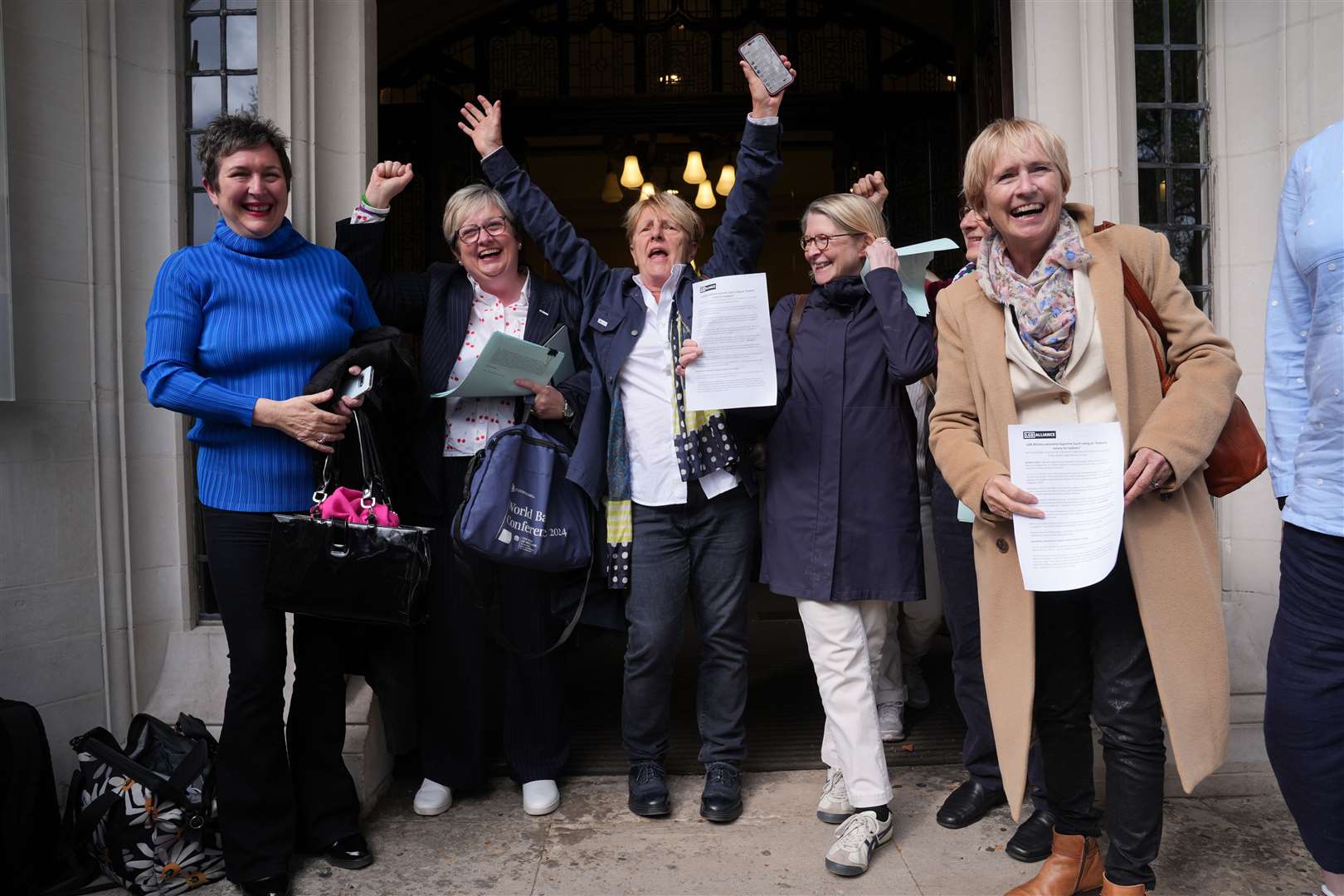 Joanna Cherry, second left, called on the UK and Scottish governments to make necessary policy changes (Lucy North/PA)
