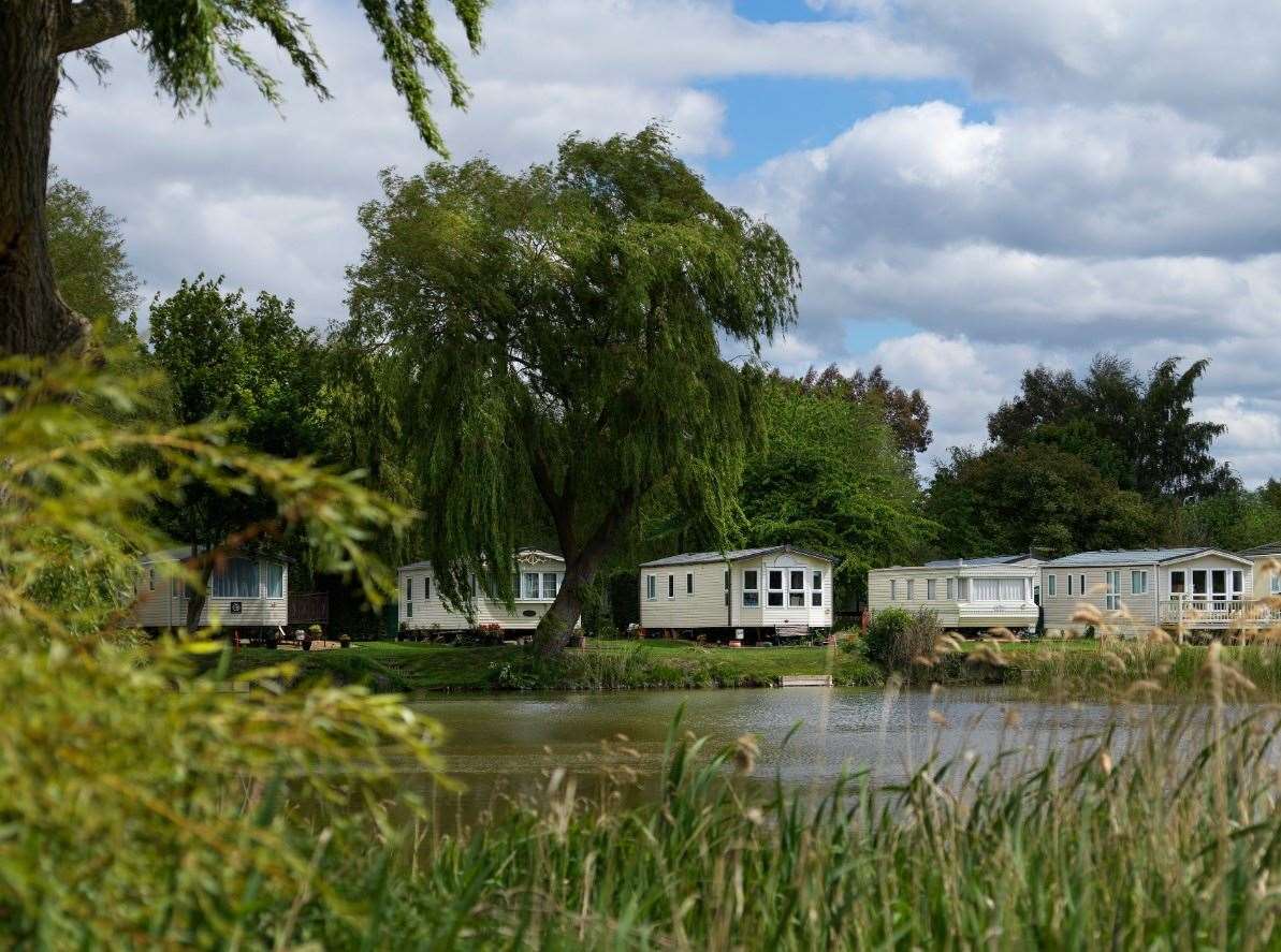 The holiday lodges at Pisces Country Park. Picture: Pisces Country Park.