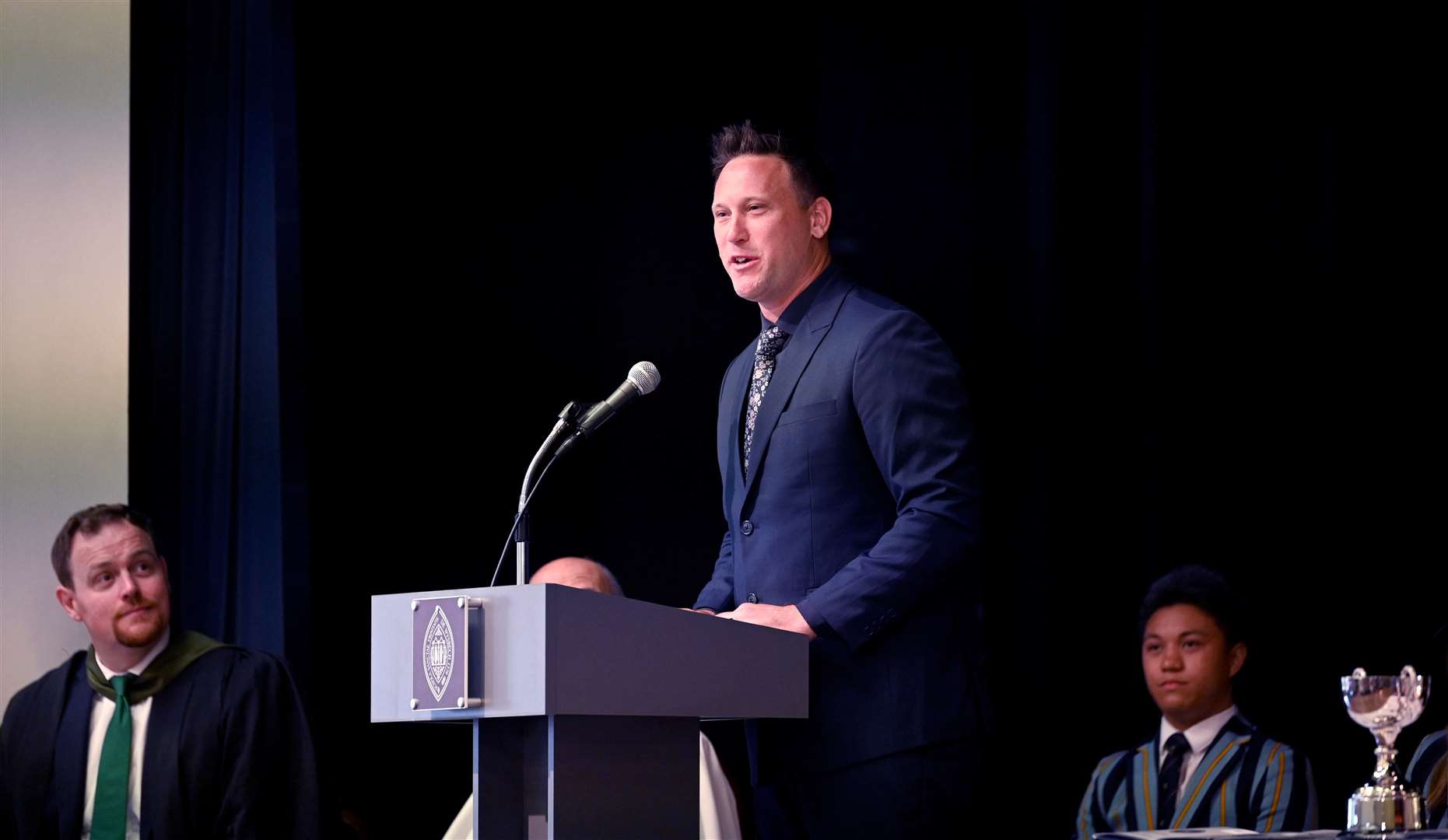 Guest speaker Richard Petherick. Pictures: Wisbech Grammar School (Adam Fairbrother)