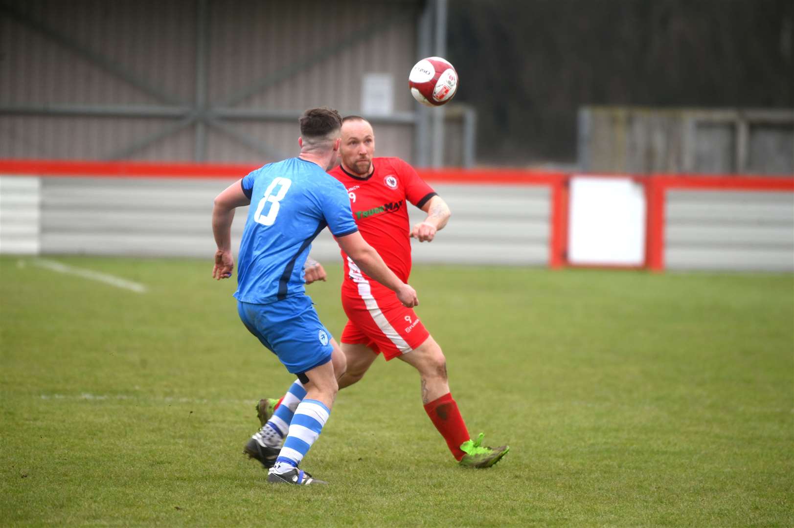Action from Wisbech Town Reserves v Outwell Swifts