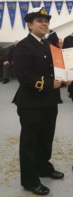 Jade Merson runner-up in the Young Person of the Year.