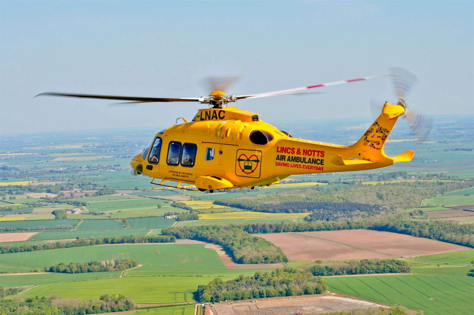 The Lincolnshire and Nottinghamshire Air Ambulance was called to Long Sutton