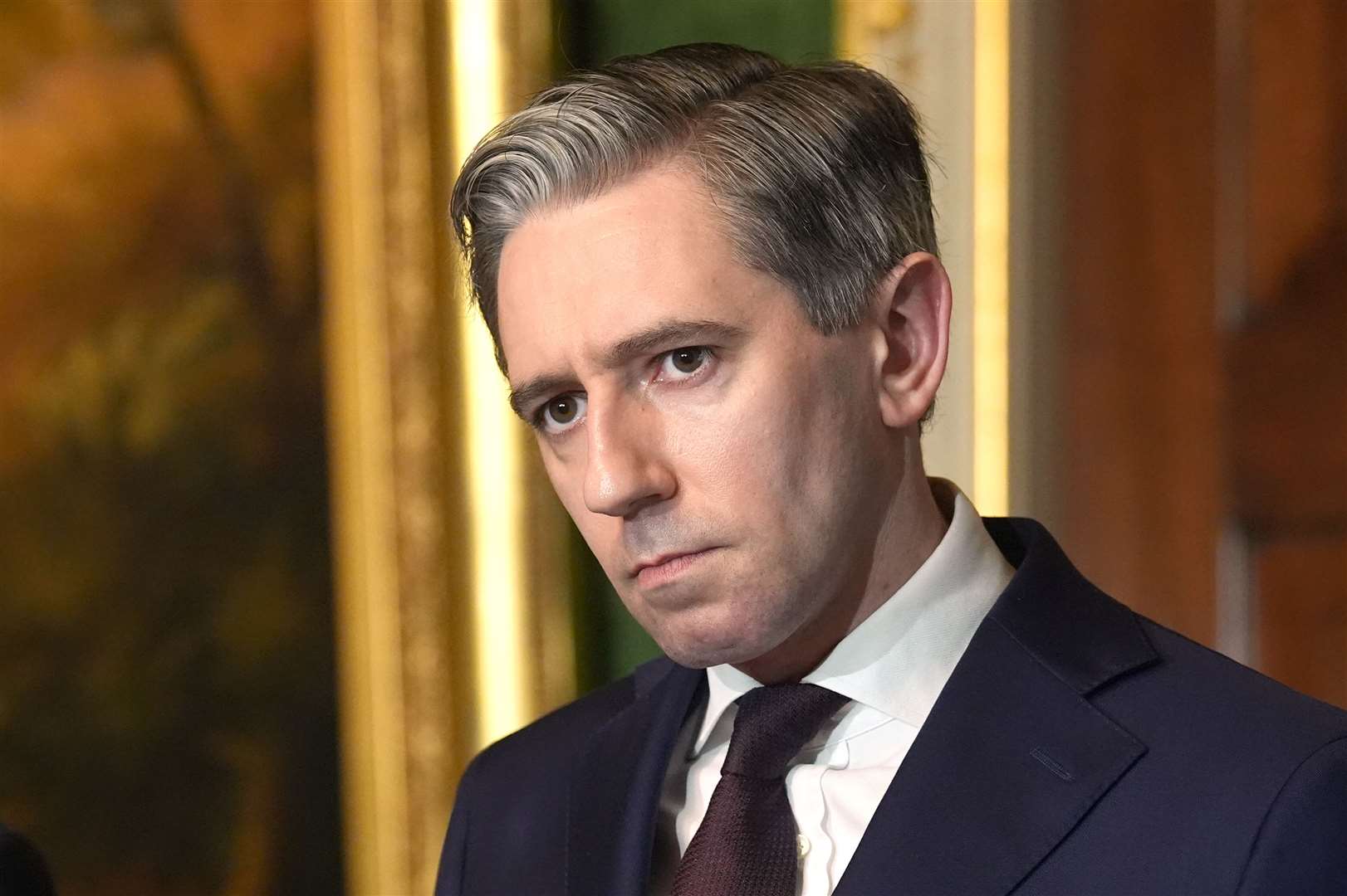 Simon Harris said he did not believe weapons being used in Gaza were being flown through Irish skies based on the information available to him (Brian Lawless/PA)
