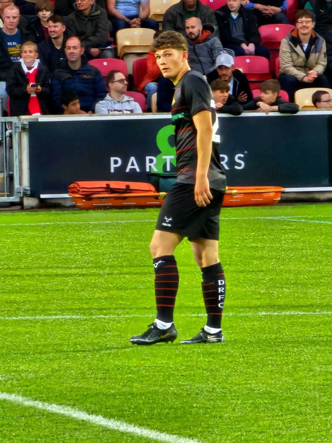 Freddie Allen, from Wimblington, who has just signed a professional contract with Doncaster Rovers in League Two