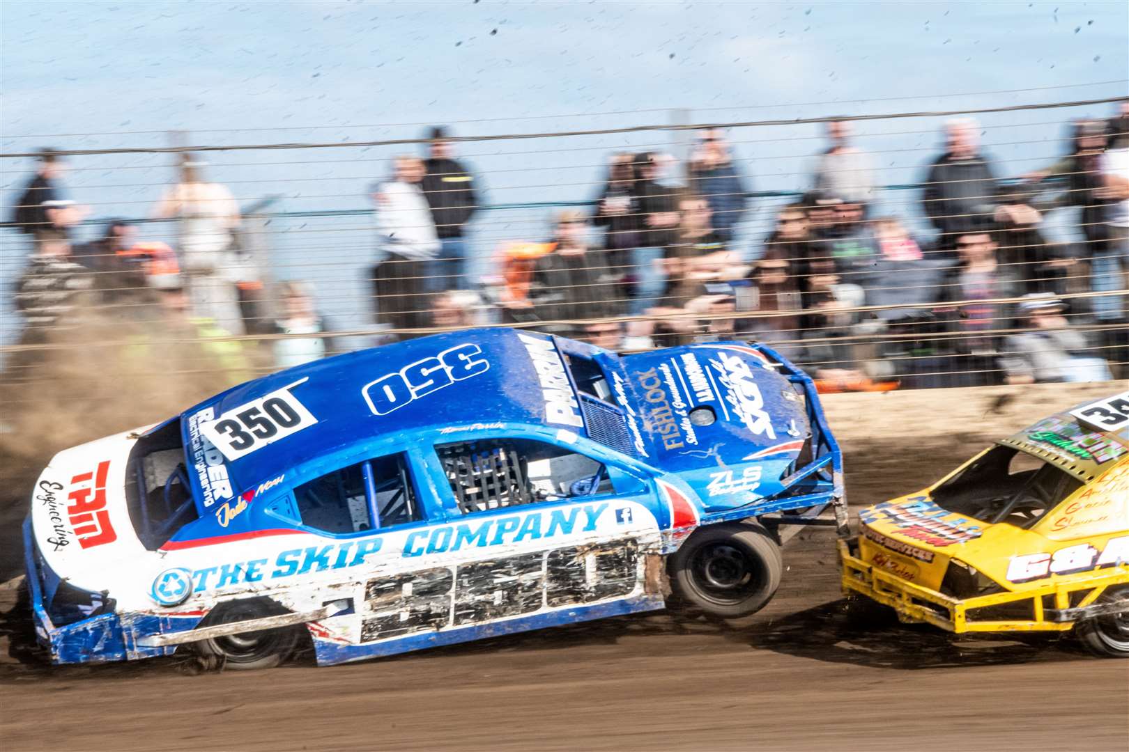 Car number 350 Tommy Parrin will be back in action in the 2L stock cars at King’s Lynn this Saturday where he will be looking to keep all four wheels on the ground.
