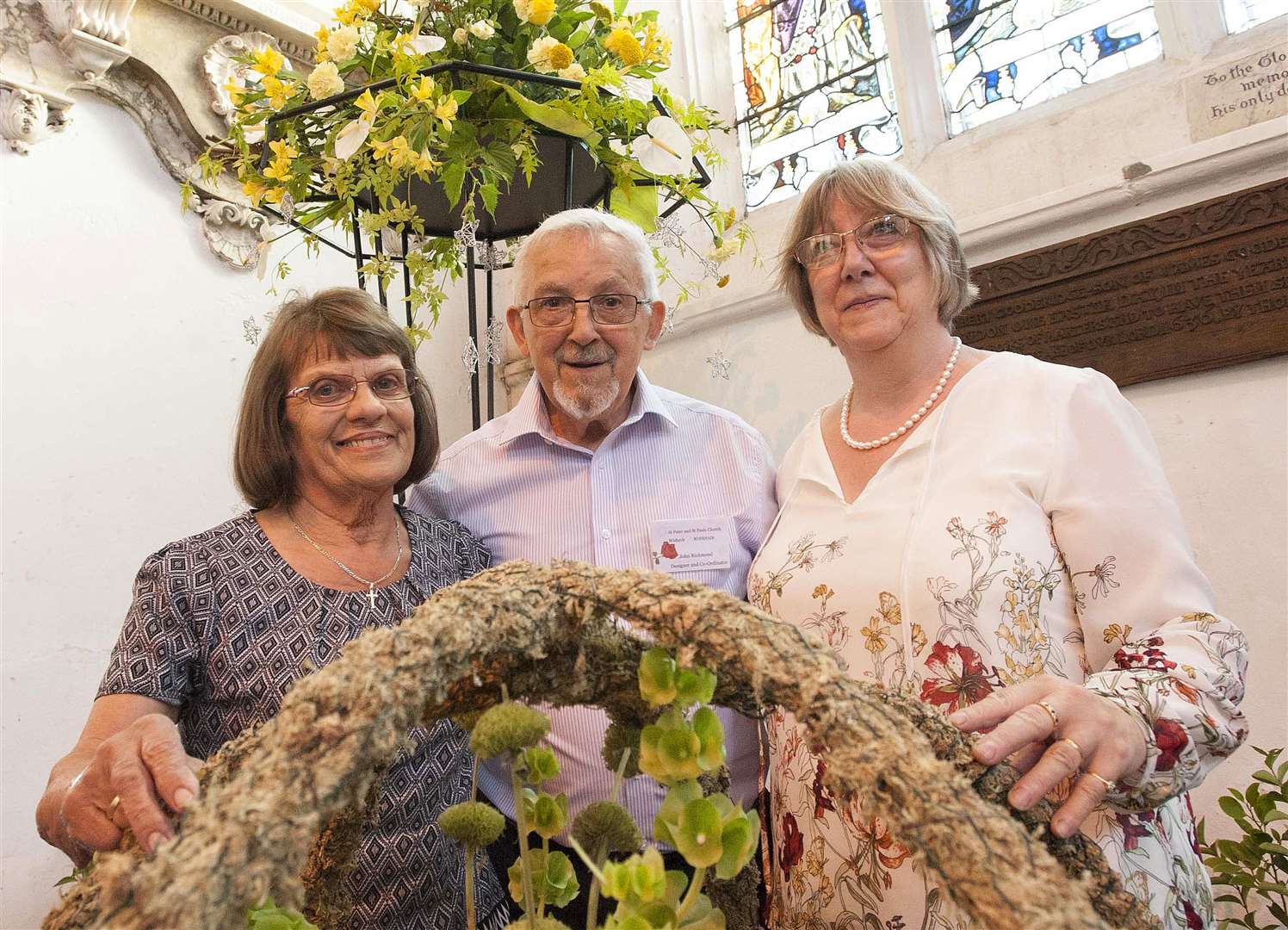Wisbech Rose Fair Flower Festival sees St Peter's filled with glorious floral displays.