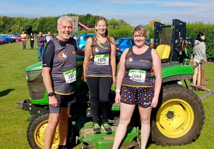 Melvin Green, Rachael Elliot and Sophie Kirtley