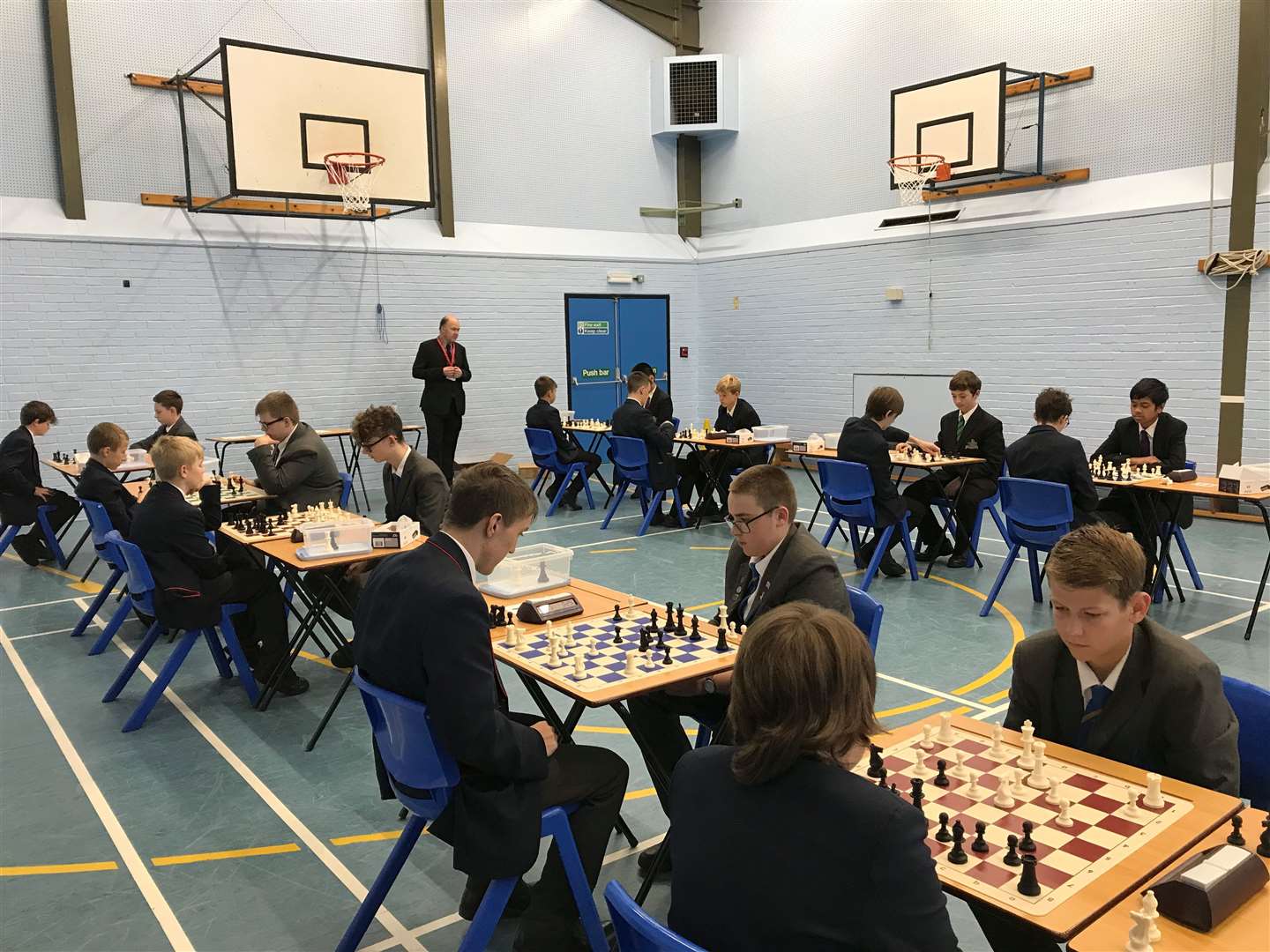 Pupils pitted their chess skills against each other in the inter-school tournament.