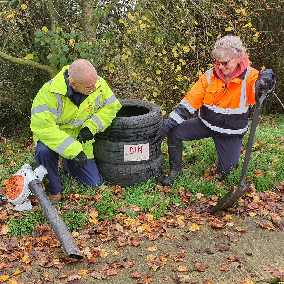 Sutton Bridge Wombles Andy Tilley and Deanne Gough. PHOTOS: JENNY BEAKE