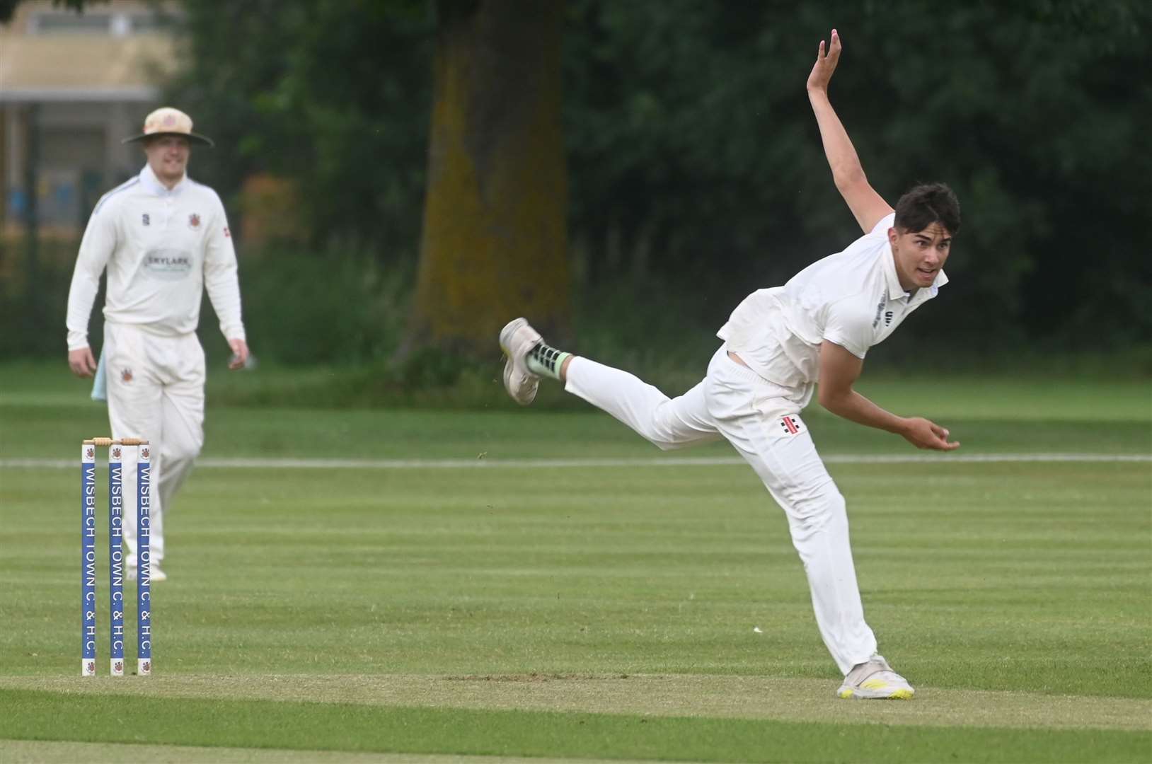 George Gowler bowling