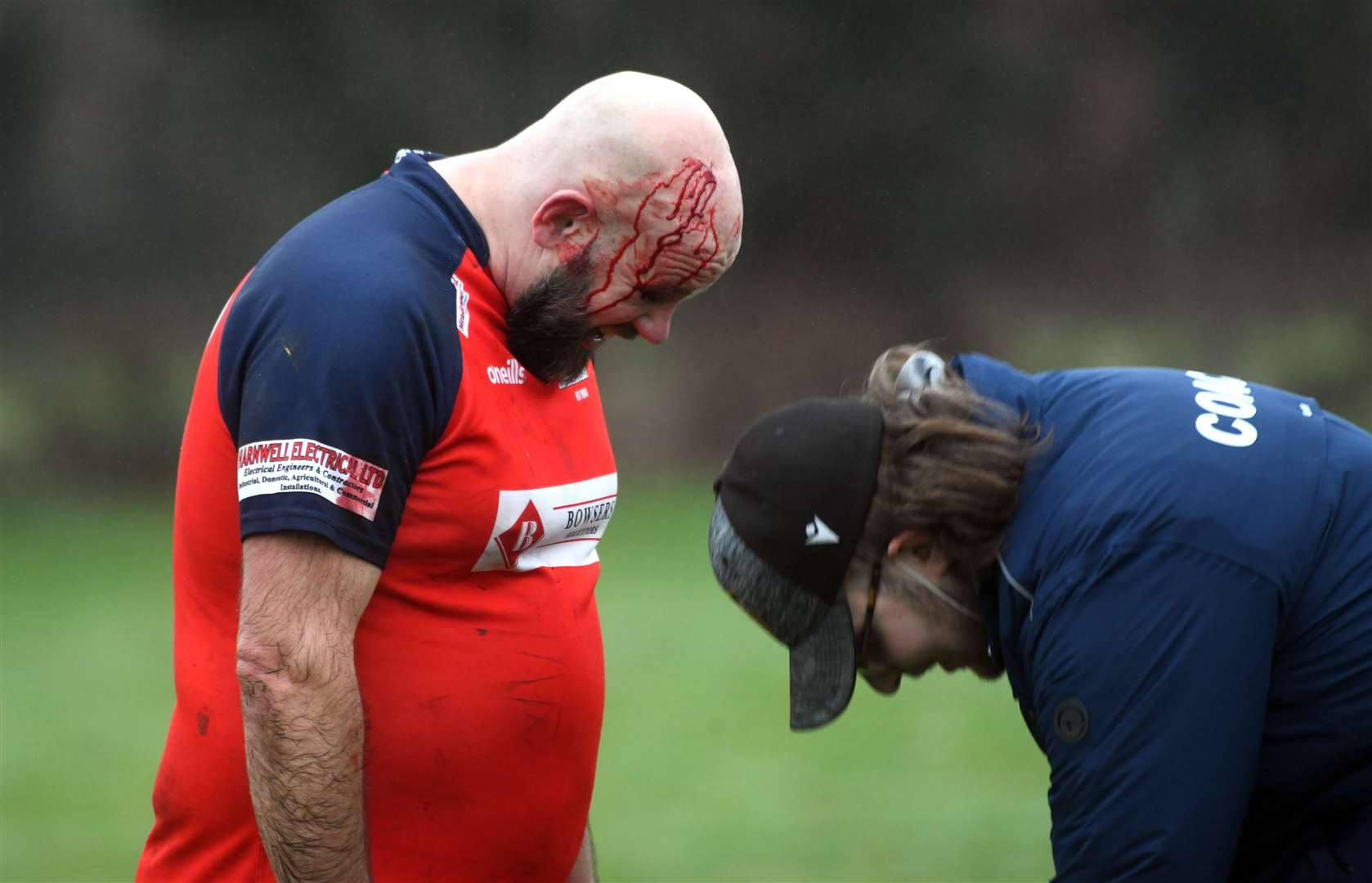 Wisbech v Spalding rugby action. (53807093)