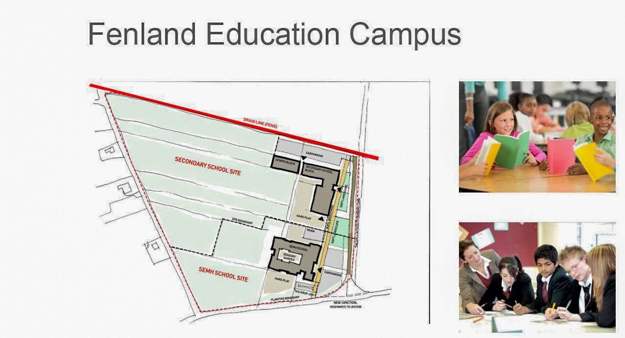 This was how the new secondary school site was expected to be developed alongside a special needs school.