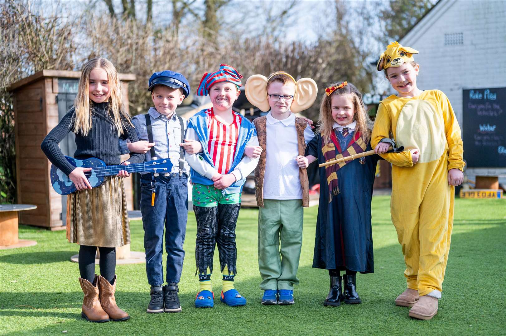 An array of costumes at Walpole Cross Keys on World Book Day