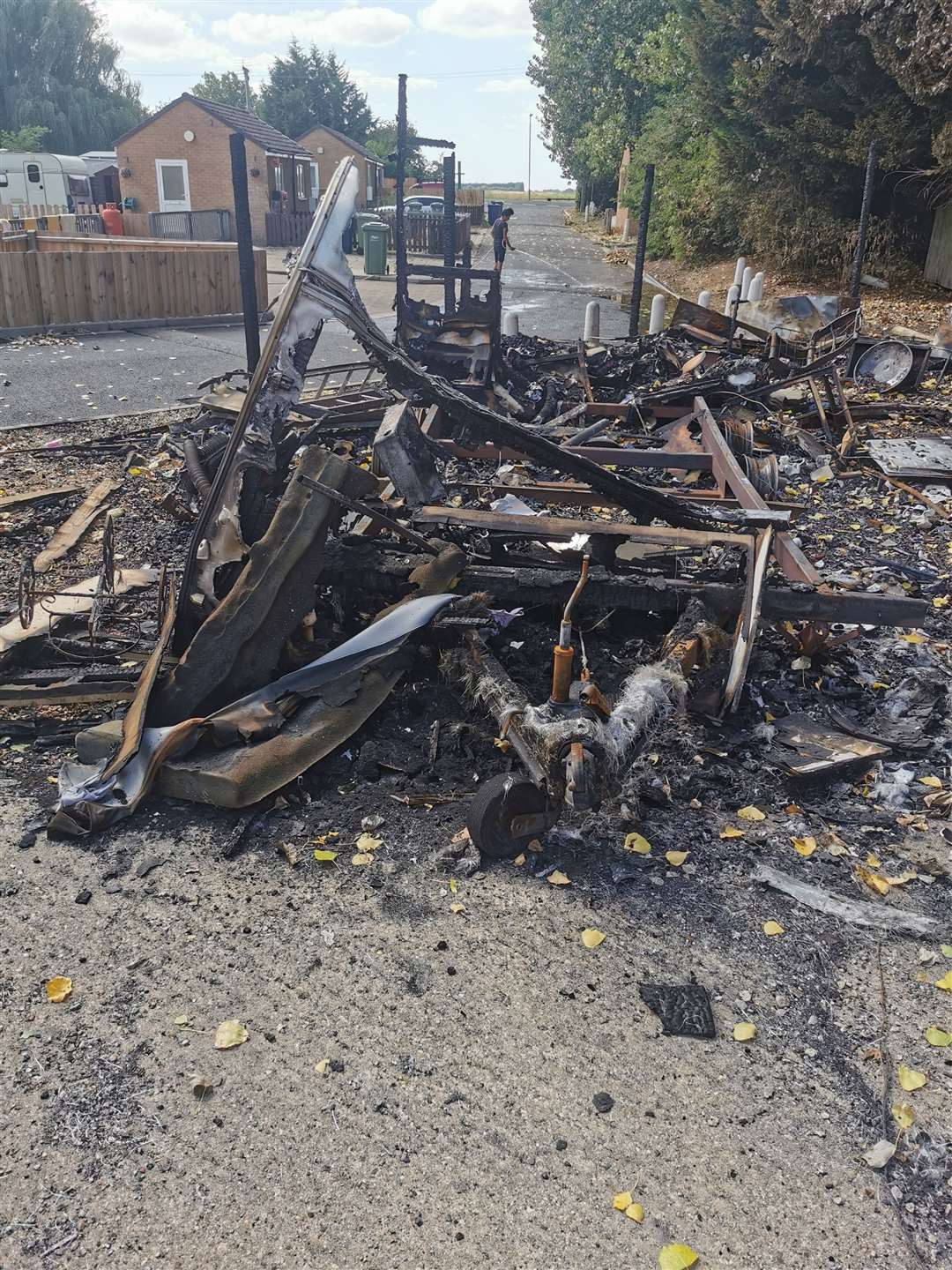 Archie Dorton and his family lost everything in the fire at Parkfield Caravan Park in Wisbech St Mary this summer. (60319319)