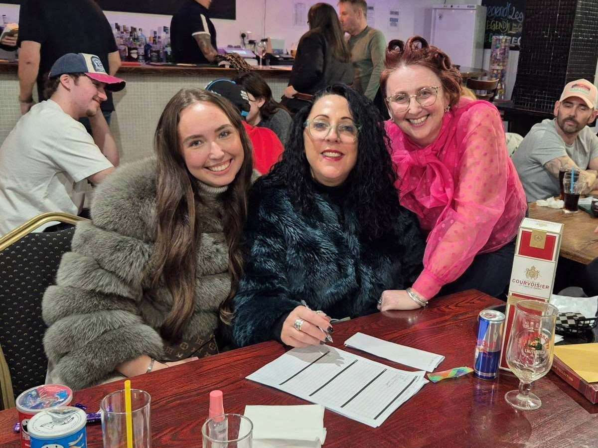 Quiz teams enjoyed the challenge of quizmaster Tommy's questions