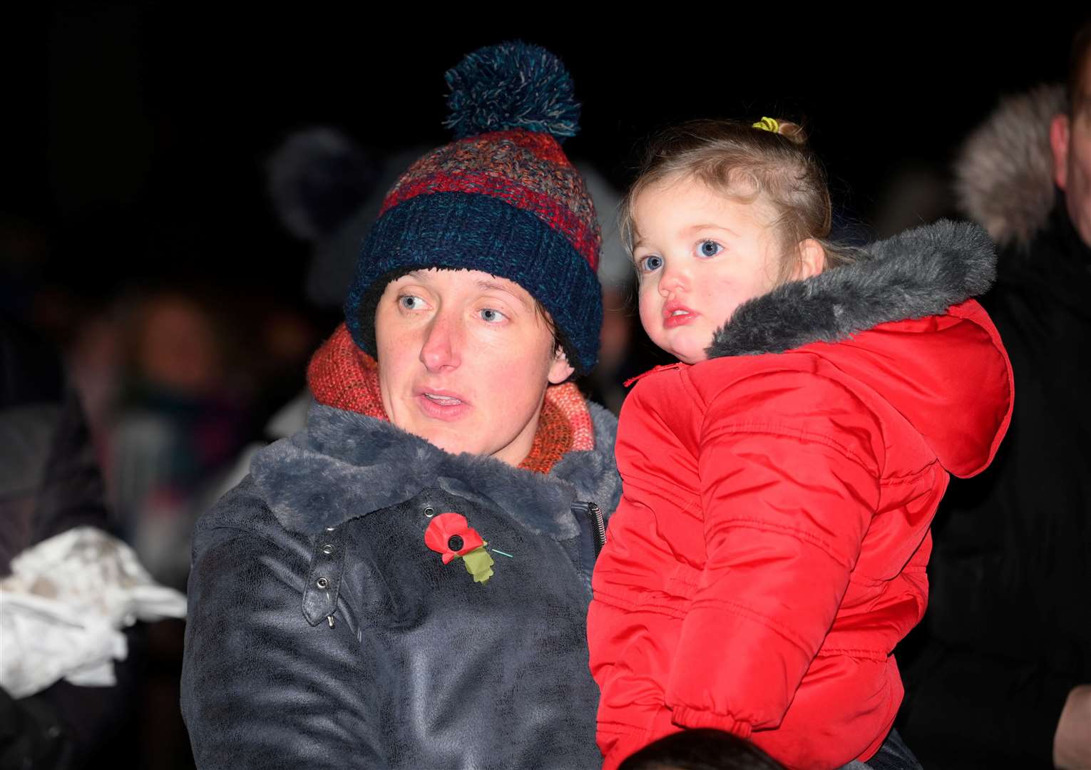 March Christmas lights switch on