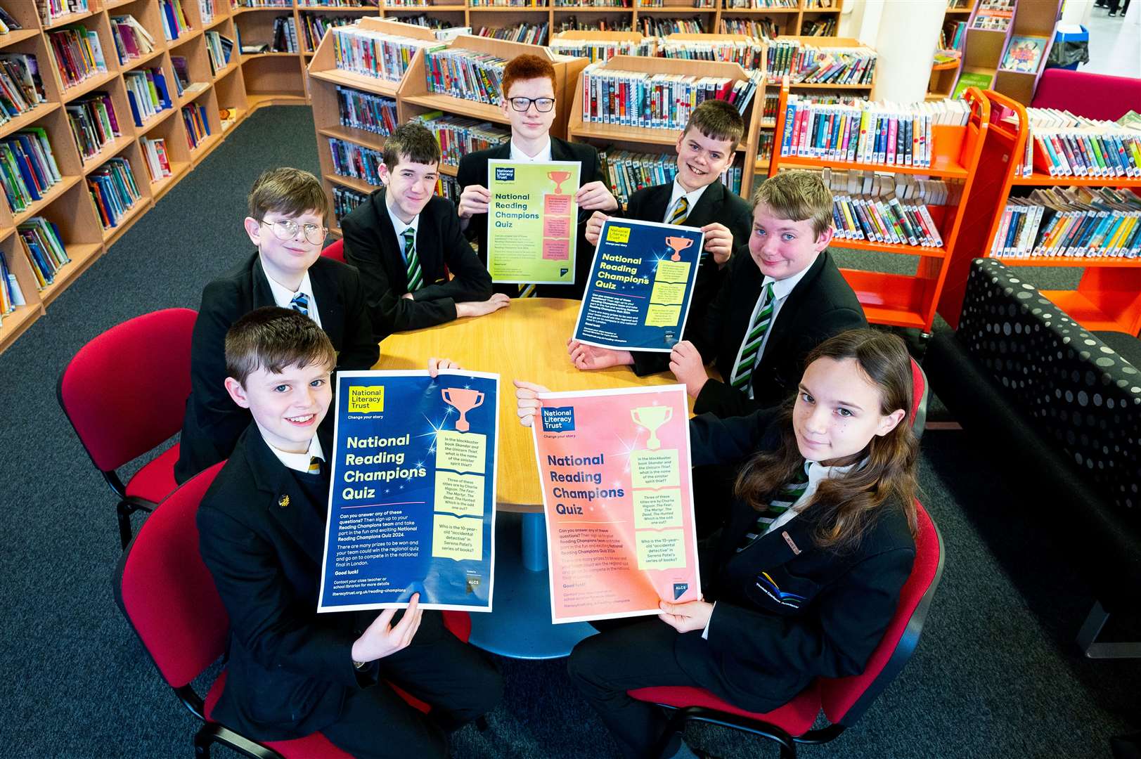 Students from Thomas Clarkson Academy in Wisbech took part in the reading championship. Picture: Ian Burt