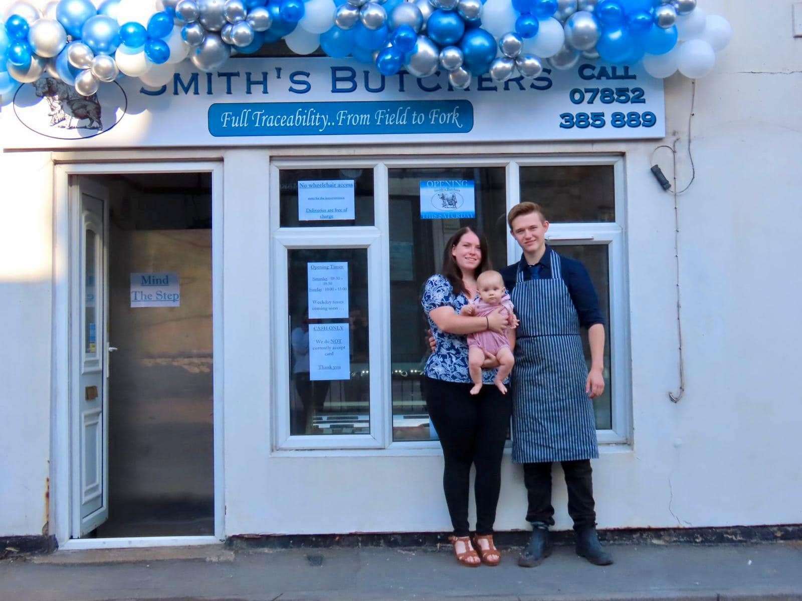 Jack Smith and his partner Nina have opened their open butcher shop in March.