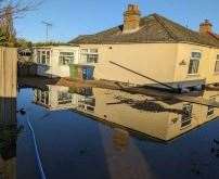 A resident had submitted images of flooding around their bungalow to illustrate the issue as part of their objection to the plans.