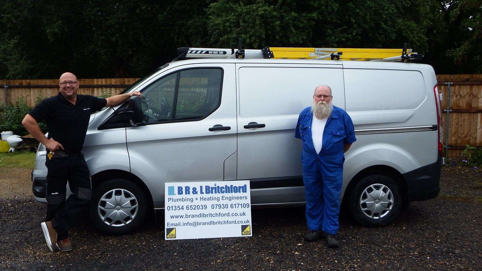 Ben and Basil Britchford work side by side in the family firm. (15430237)