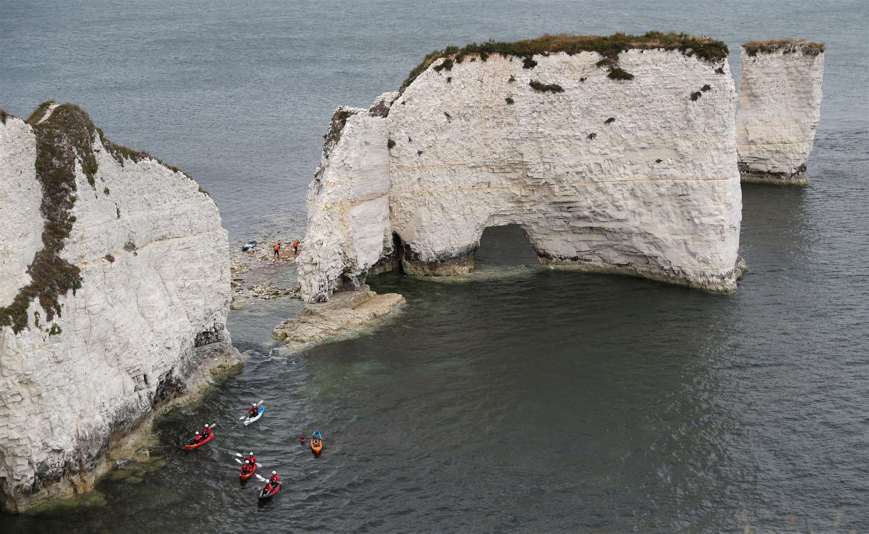 Emily Sherwin died while diving near to Old Harry Rocks off the Dorset coast (Andrew Matthews/PA)