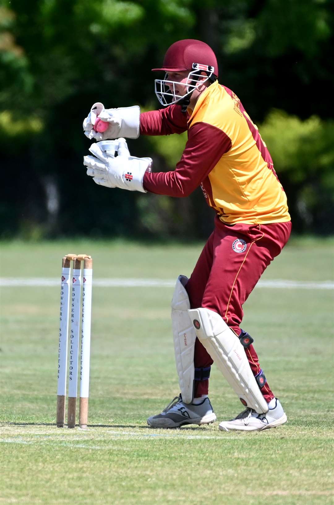 March v Histon cricket..Lewis Welcher. (56676631)