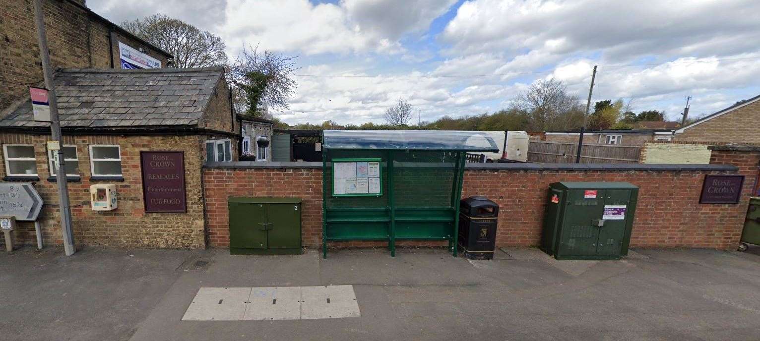 Route 56 bus will now be terminating at the Rose and Crown in Manea High Street, rather than continuing through the village to turn around at Fallow Drove corner