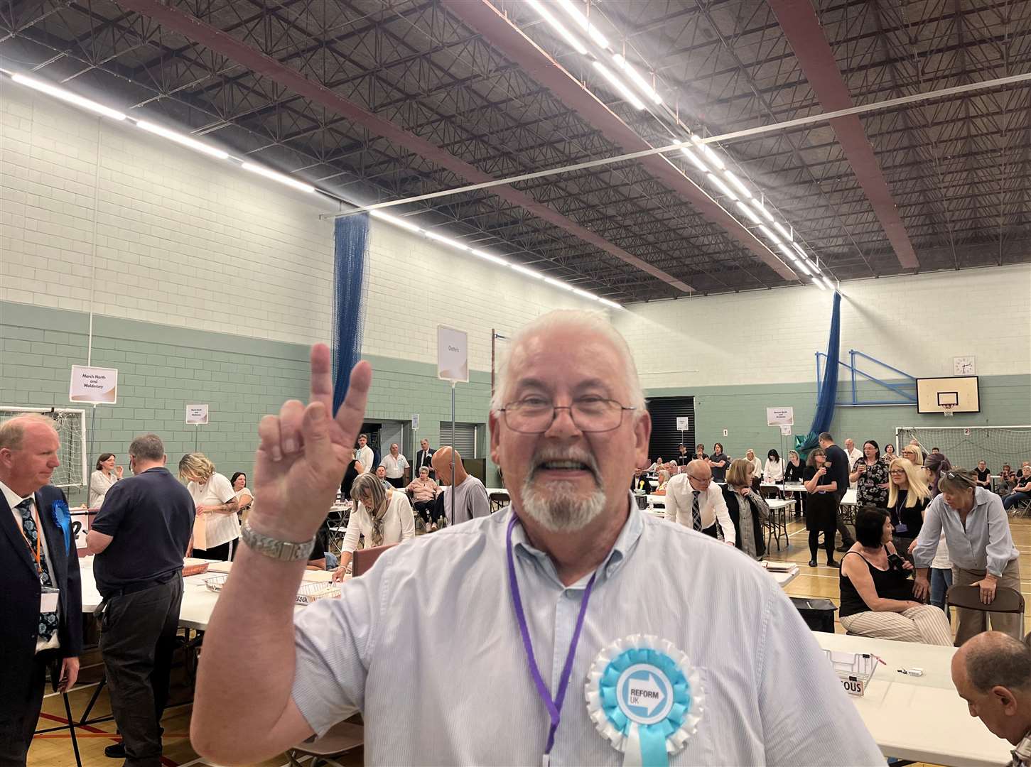 Andy Osborn gave a speech on Christopher Thornhill's behalf