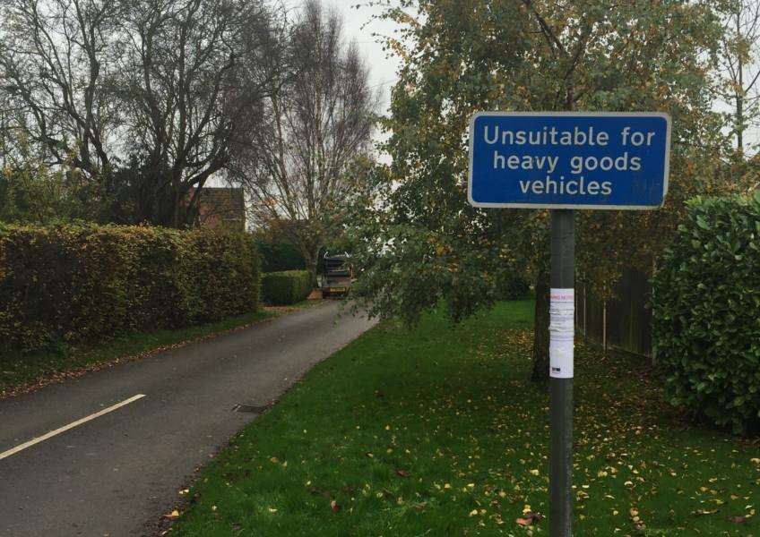 The site for 60 new homes proposed for Small Drove, Weston.
